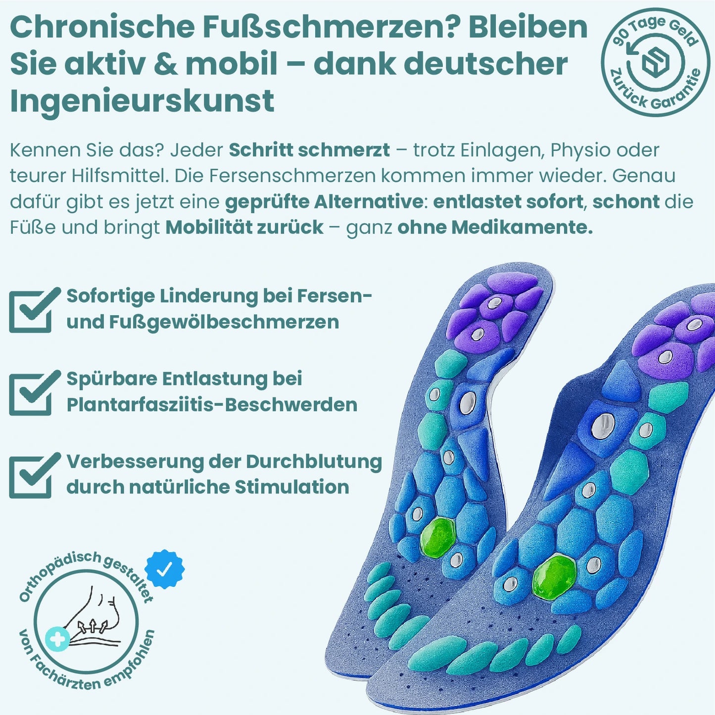 Nistore Akupressur-Einlagen