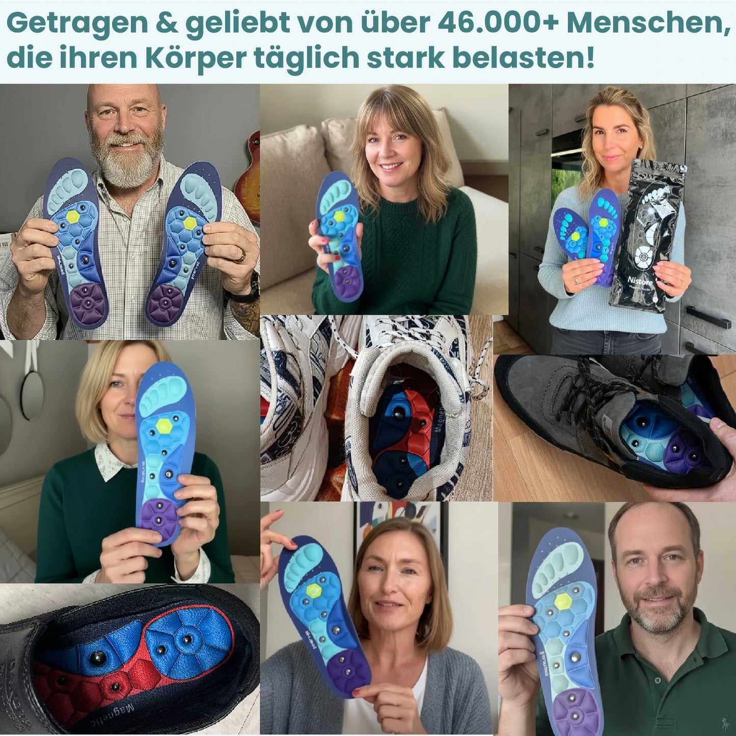 Nistore Akupressur-Einlagen