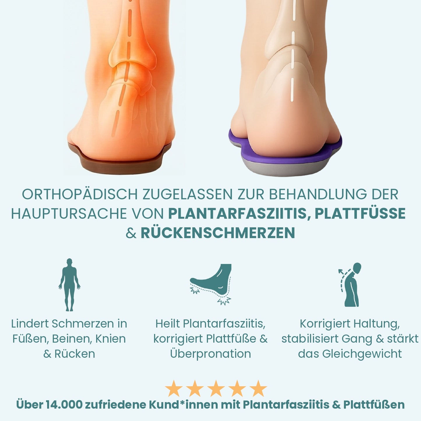 Nistore Akupressur-Einlagen